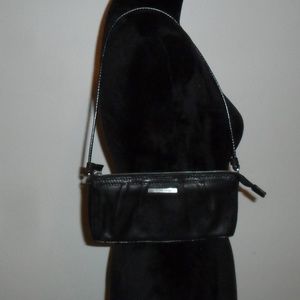 Calvin Klein Baguette Black Leather Very Clean!
